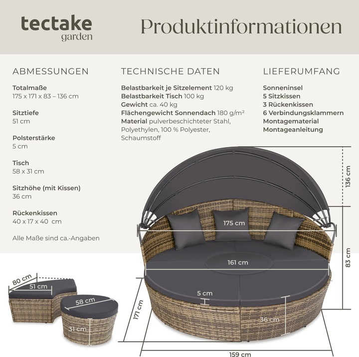 Image du produit tectake Santorin