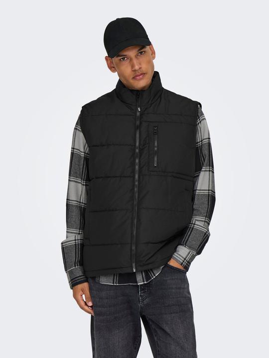 Actual product image Only & Sons Onsjake Quilted Vest Otw (XS)