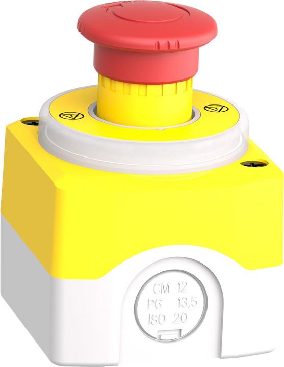 Actual product image Schneider Electric Emergency stop button Illuminated off/emergency stop in housing