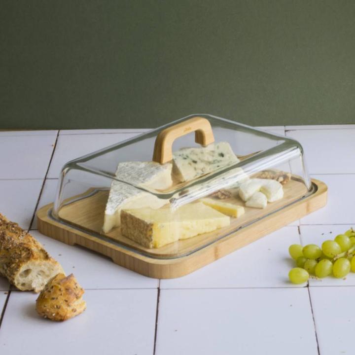 Produktbild Pebbly Käsebox mit Glasdeckel