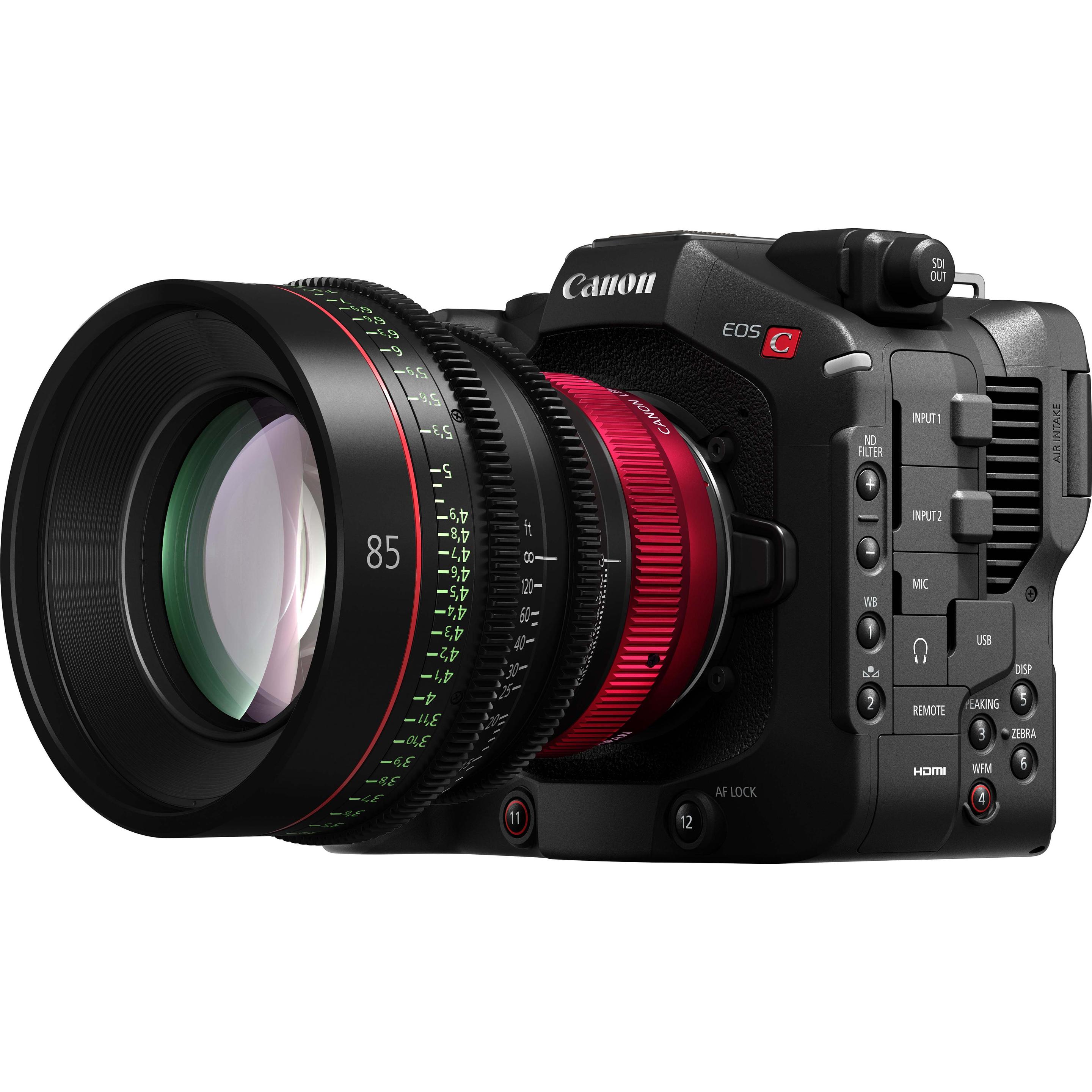 Canon EOS C80 Cinema Camera (26.67 Mpx, 60p), Videokamera, Schwarz
