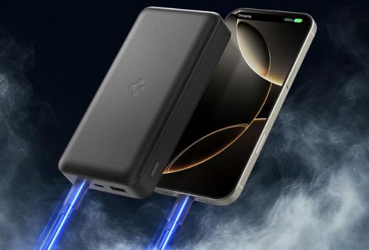 Actual product image Spigen Powerbank Essential EA3020 20000mAh 30W black (20000 mAh, 30 W)