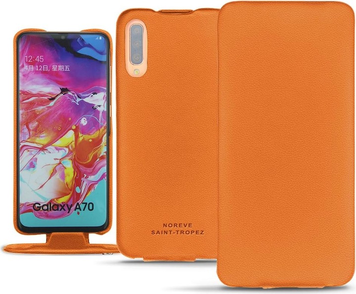 Noreve Lederschutzhülle vertikal (Samsung Galaxy A70)