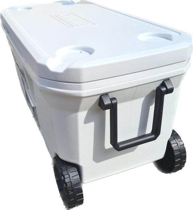 Actual product image Coleman 2000037402 Xtreme Wheeled 100 Qt Cooler with Wheels 94 litres blue (94 l)