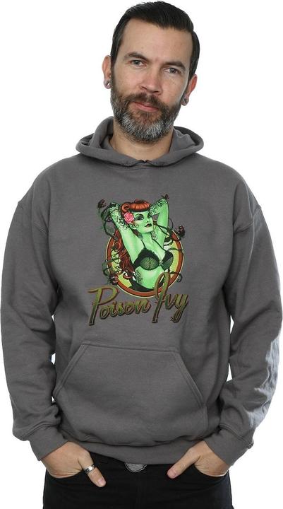 Immagine prodotto DC Bombshells Poison Ivy Badge Felpa con Cappuccio Uomo (L)