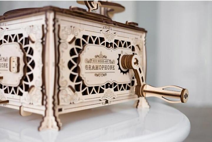 Image du produit Eco Wood Art Grammophone - Kit de construction en bois 3D