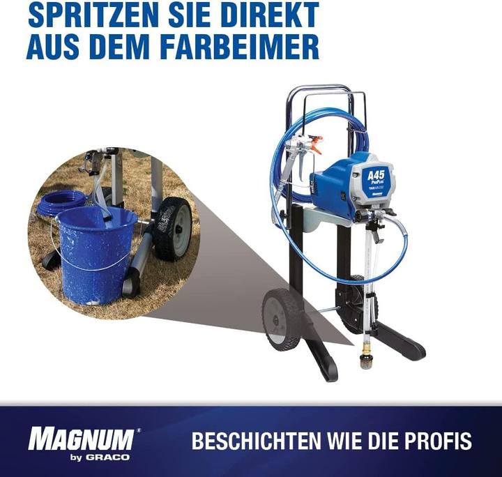 Actual product image Graco Airless paint sprayer Magnum by A45 ProPlus