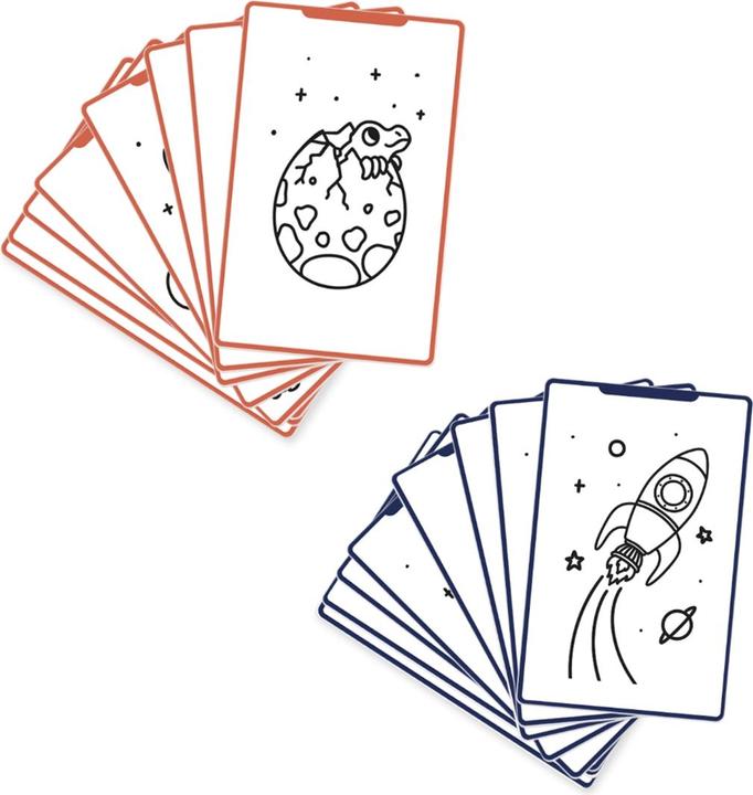 Produktbild Kidywolf Nachfüllpack Weltraum und Dino zu Designtafel