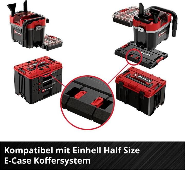 Image du produit Einhell Aspirateur sec sans fil professionnel (1 x 4.0Ah ) (Aspirateur eau et poussière)