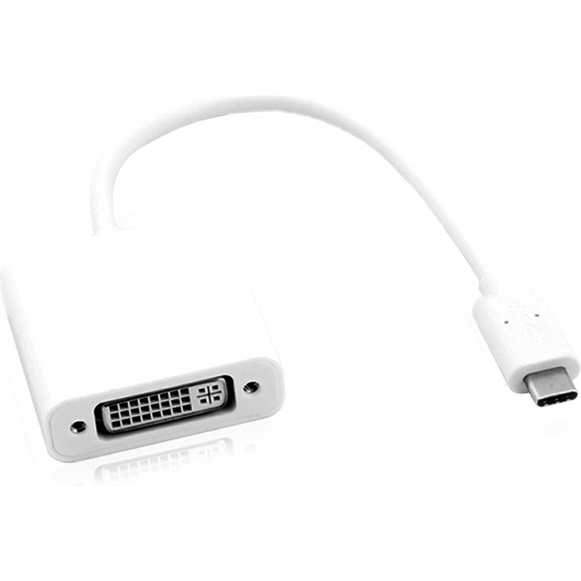 Roline USB-C zu (DVI, 10 cm), Data + Video Adapter, Silber