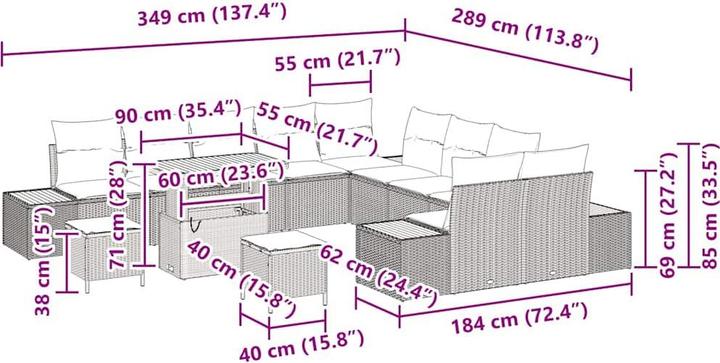 Produktbild vidaXL Gabriela