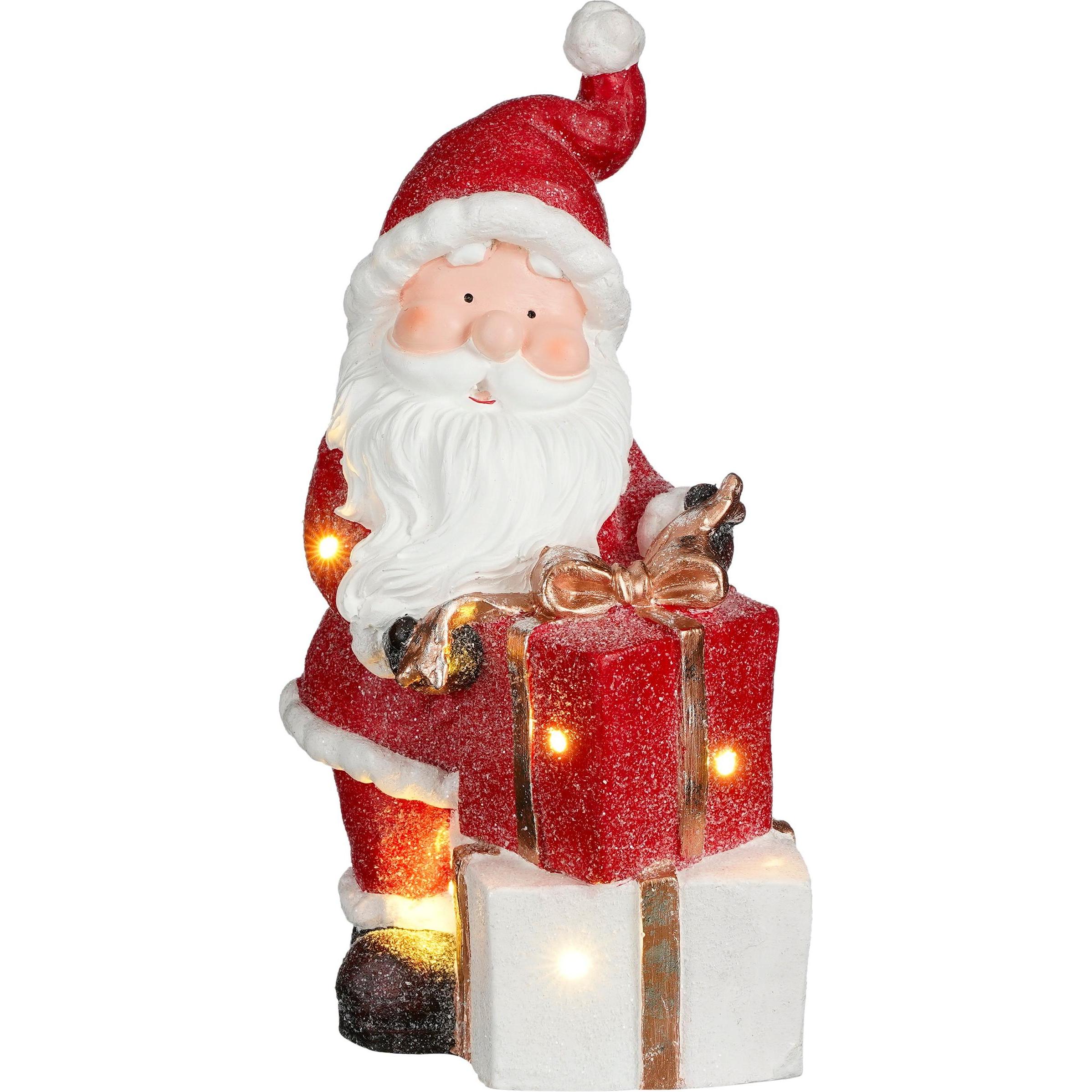 House of Seasons, Weihnachtsbeleuchtung, Deco santa red led B/O