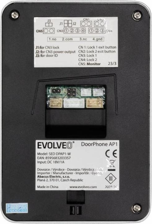Produktbild Evolveo DoorPhone AP1- 2 drátový videotelefon s aplikací (Kabellos)