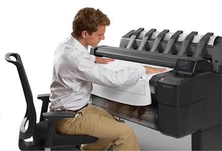 Produktbild HP DesignJet T2500 e-MFP 914mm/ 36 Zoll Drucker (CR358A) (Tintenpatrone, Farbe)