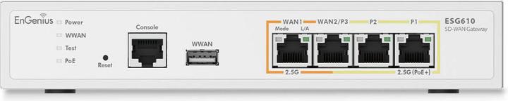 Produktbild EnGenius Cloud Managed SD-WAN Security Gateway with Quad Core 2.2GHz and 4x 2.5G ports• ESG610