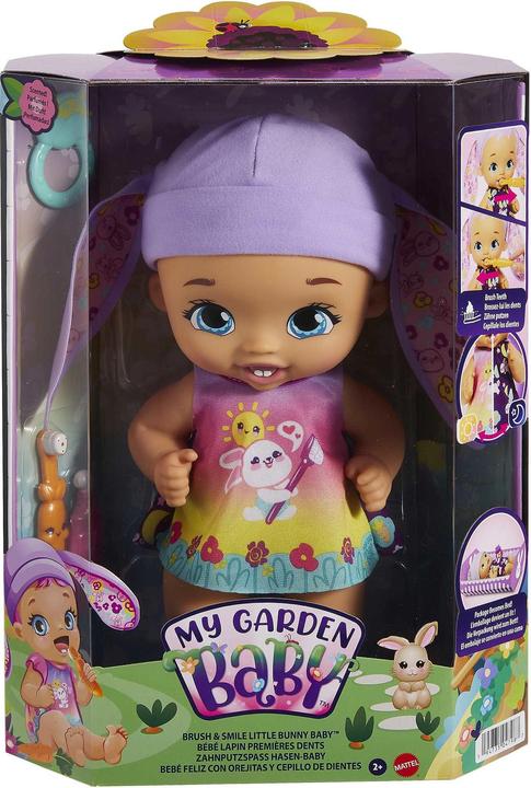 Actual product image My Garden Baby Toothbrush fun bunny baby doll