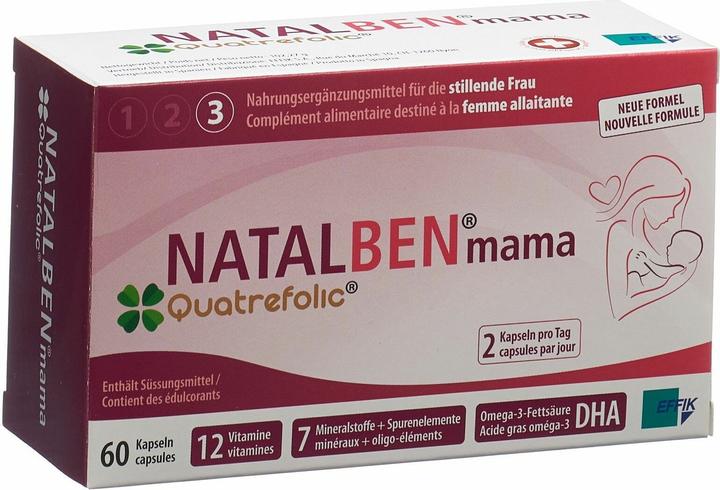 Natalben Maman Quatrefolic (1 pièce(s), Capsules, 132 g)