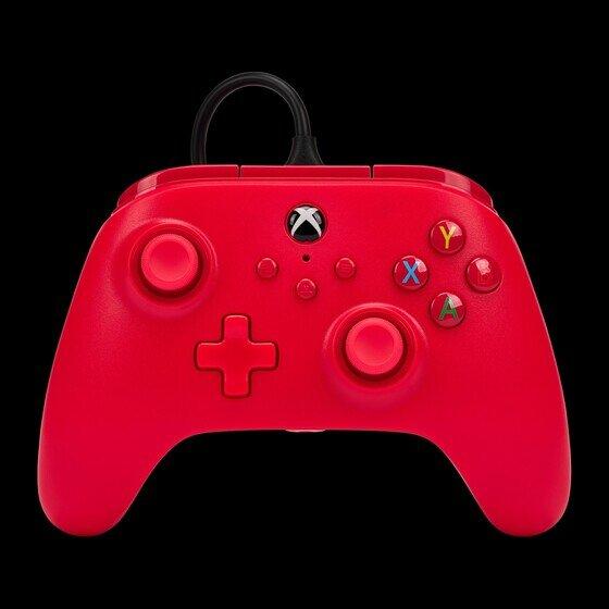 Produktbild PowerA XB Controller Enhanced wired rot (Xbox Series X, Windows)
