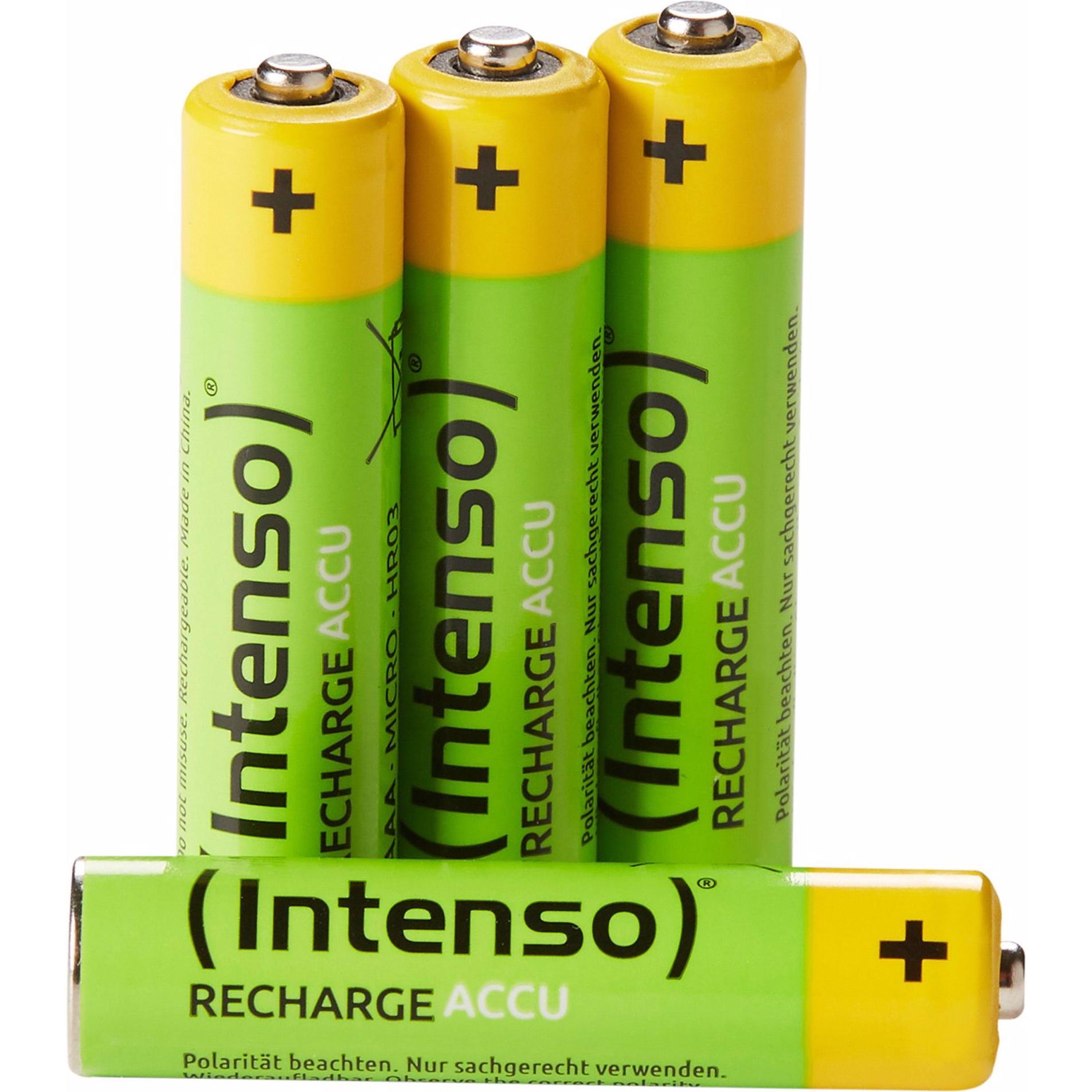 Thumbnail - Intenso Energy Eco (4 Stk., AAA, HR03, 1000 mAh), Batterien + Akkus