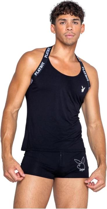 Image du produit Playboy Lingerie - Boxer Modal Tuxedo Homme - Noir (L)