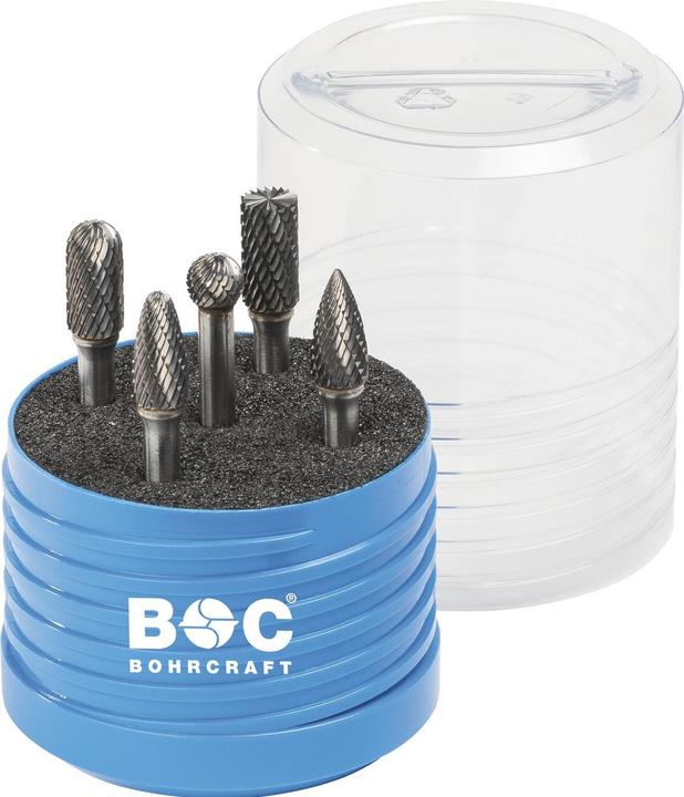 Actual product image Bohrcraft Burr set HM 5-piece