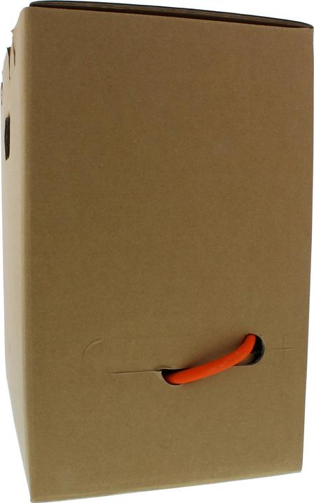 Produktbild InLine Verlegekabel Cat.7a, S/FTP (PiMF) 4x2x0,58 AWG23, 1200MHz, B2ca halogenfrei, orange, 300m (S/FTP, CAT7a, 300 m)