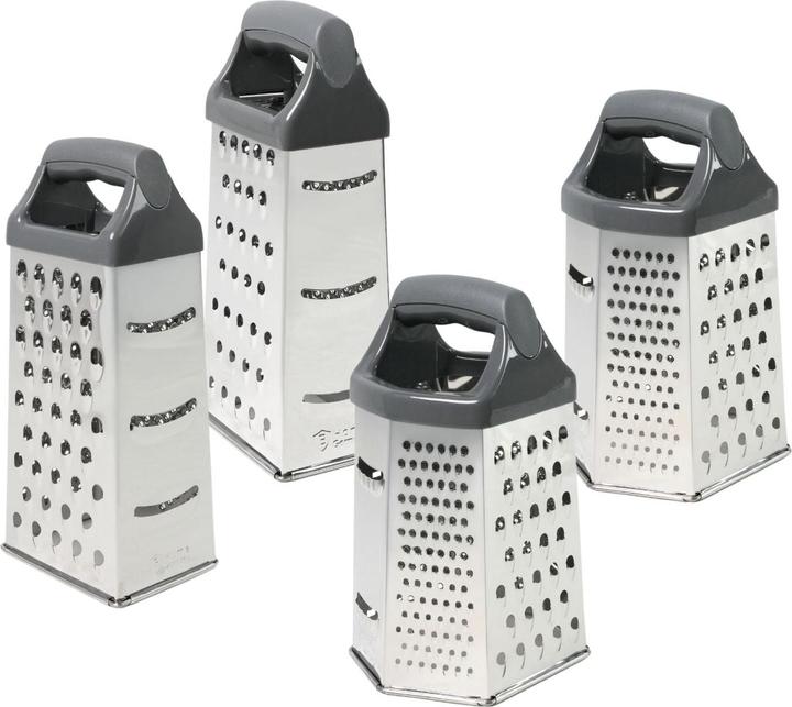 Immagine prodotto B-Home 4er-Set Edelstahl-Küchenreiben L & XL Gemüsereiben Handreiben