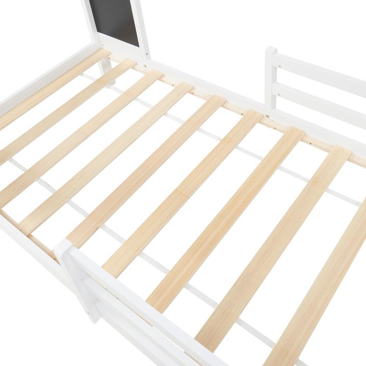 Produktbild En.Casa Kinderbett Lorenskog 90x200 cm Weiss (90 x 200 cm)