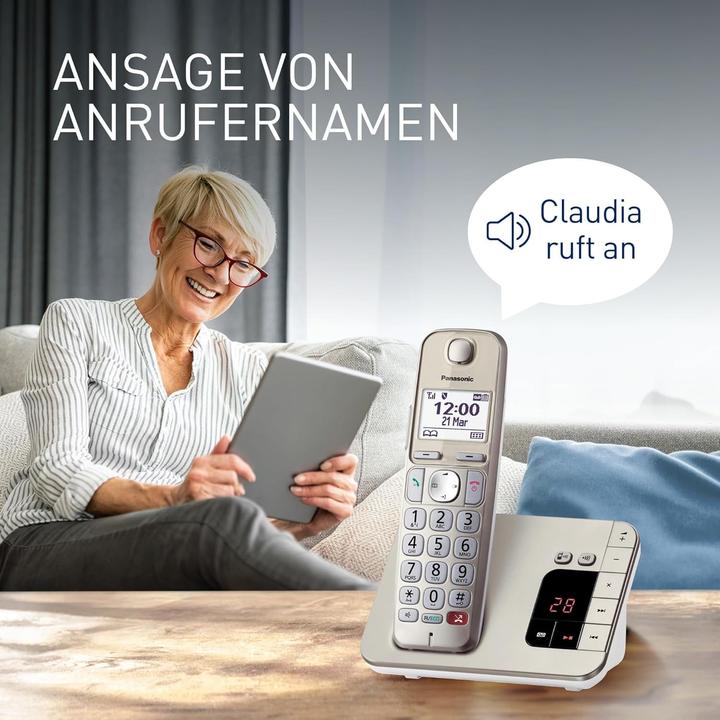 Produktbild Panasonic KX-TGE262GN Duo Champagner