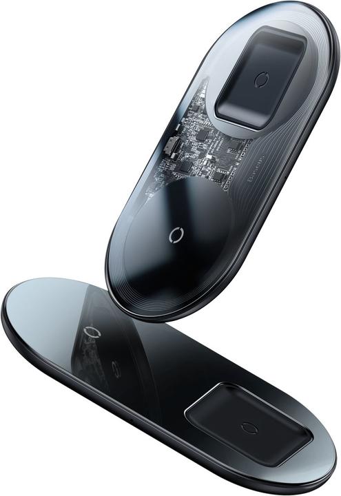 Actual product image Baseus Simple 2in1 Wireless Charger Pro Edition (15 W)