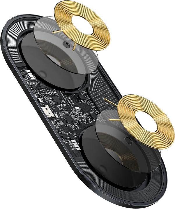 Actual product image Baseus Simple 2in1 Wireless Charger Pro Edition (15 W)