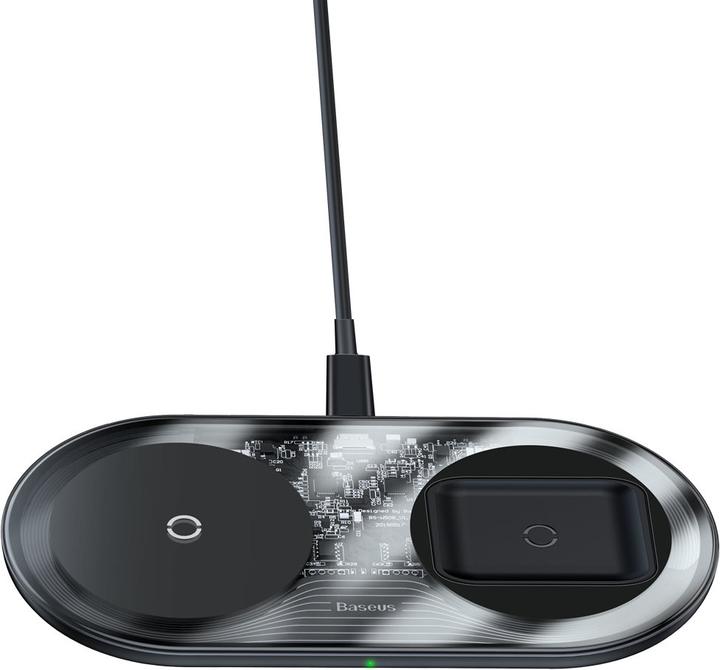 Actual product image Baseus Simple 2in1 Wireless Charger Pro Edition (15 W)