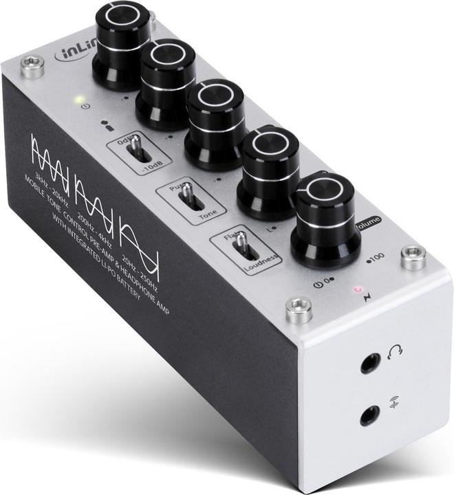 Actual product image InLine AmpEQ mobile (USB-DAC, Tone control)