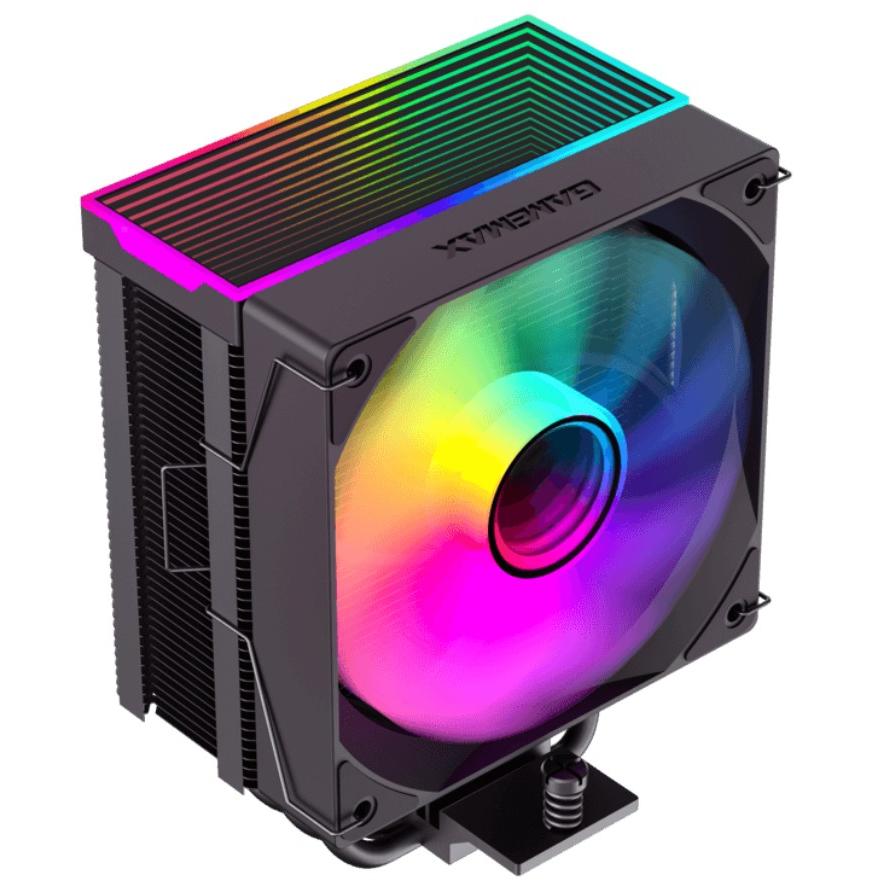 GameMax CPU Air cooler SIGMA550 INFINITY Black (153 mm), Dissipatore CPU, Nero, Multicolore
