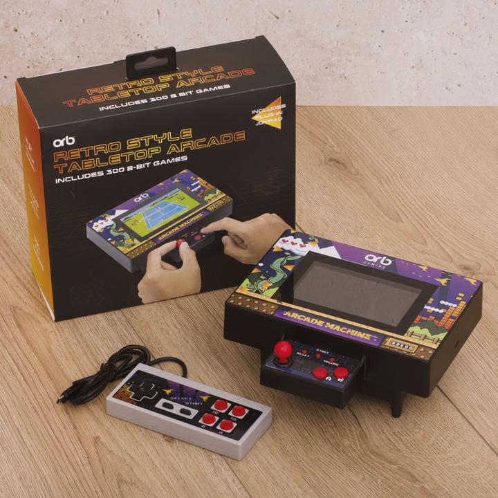 Actual product image ORB Retro Tabletop Arcade Machine