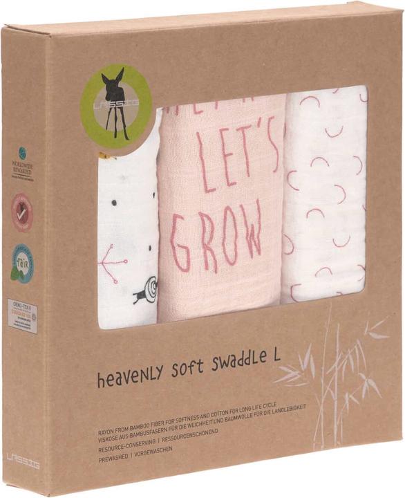Actual product image Lässig Bamboo Swaddle L (80 cm, 80 cm)