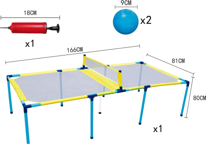 Actual product image Bouncing table tennis set