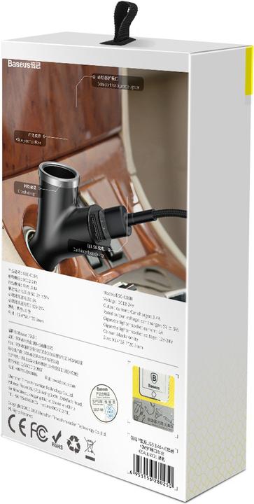 Image du produit Baseus Chargeur de voiture Y