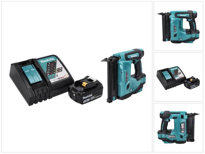 Produktbild Makita DBN 500 RF1 Akku Stauchkopfnagler 18 V 15-50 mm + 1x Akku 3,0 Ah + Ladegerät
