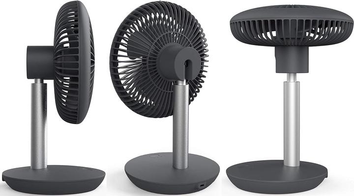 Actual product image Zilan Table fan with 4000mAh battery