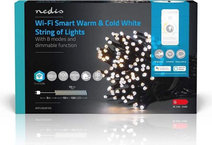 Actual product image Nedis SmartLife Decorative LED Wi-Fi Android™ / IOS (10 m)