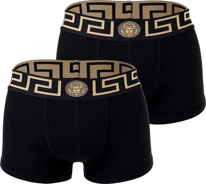 Immagine prodotto Versace Bi-Pack Trunk Jersey Topeka Bi-Stretch Cotton Organic New Logo (M, Confezione da 2)