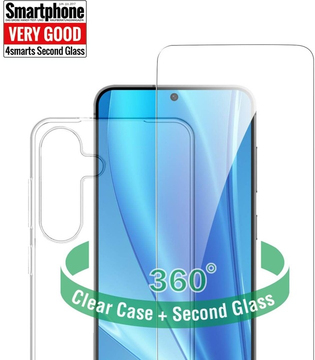 Actual product image 4smarts 360° Protection Set (2 Piece, Samsung Galaxy S25)