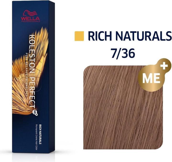 Produktbild Wella Koleston Perfect Rich Naturals 7/36 mittelblond gold-violett 60 ml (7, 36 Mittelblond Gold Violett)