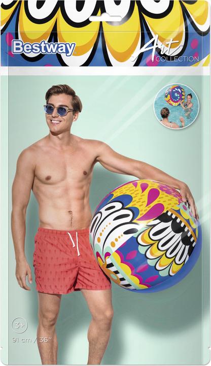 Image du produit Bestway Balle de plage gonflable POP, 91 cm