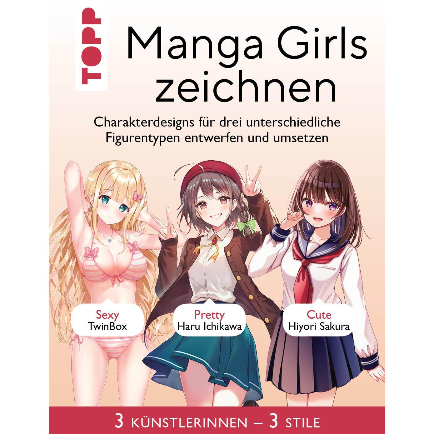 Thumbnail - Manga Girls zeichnen, Ratgeber von TwinBox, Hiyori Sakura, Haru Ichikawa