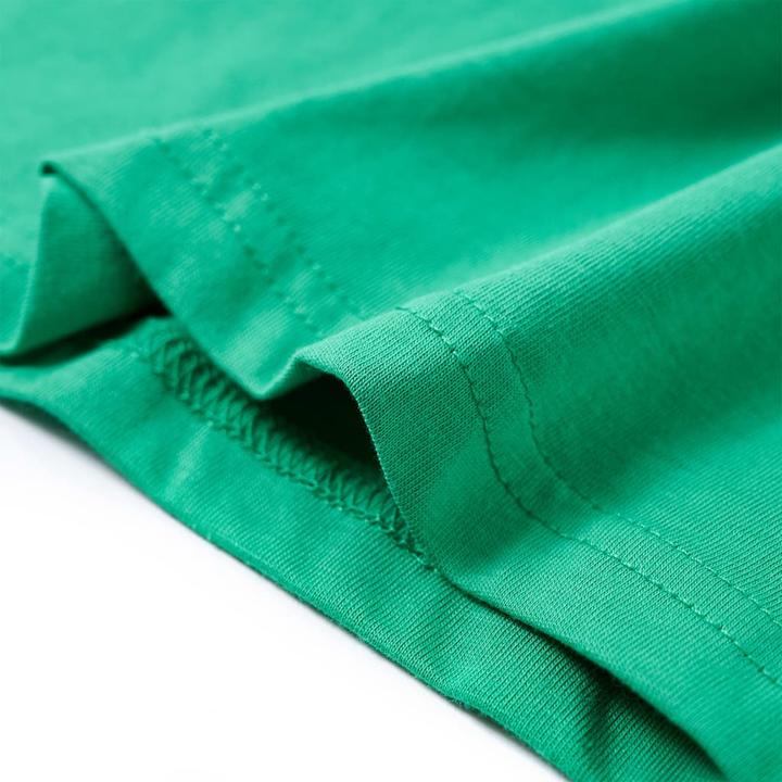 Image du produit vidaXL T-shirt enfant Vert 128,Matière : 100 % coton,Couleur (128)