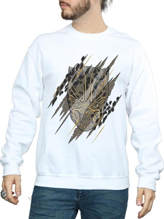 Produktbild Schwarzer Panther Gold Kopf Baumwolle Sweatshirt (M)