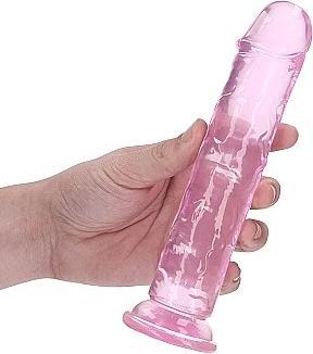 Actual product image RealRock Straight Realistic Dildo with Suction Cup - 7" / 18