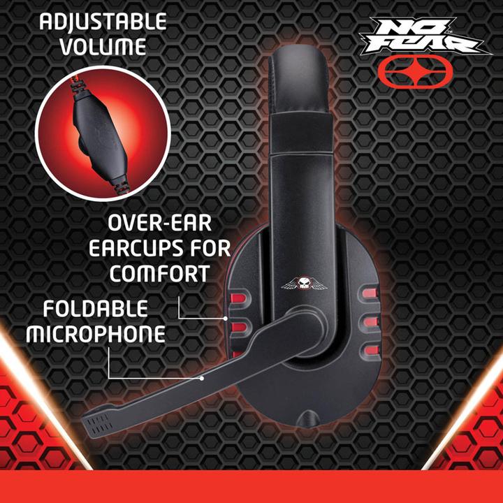 Image du produit No Fear Casque de jeu avec câble de 1,5 m (Filaire)